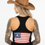 THIGHBRUSH® - STARS AND STRIPES - Women's Tank Top - Black