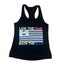 THIGHBRUSH® - LICK THE PINK, BACK THE BLUE - Women's Tank Top - Black