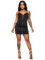 THIGHBRUSH® Women's Zipper Mini Dress