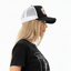 THIGHBRUSH® - LICK ME - Trucker Snapback Hat - Black and White