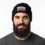 THIGHBRUSH® - NO BOOTY NO BEARD - Un-Cuffed Beanies - Black