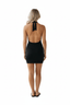 THIGHBRUSH® - Halter Mini Dress - Black