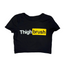 THIGHBRUSH® - DOUBLE TAKE - Women's Cropped T-Shirt