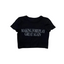 THIGHBRUSH® - MAKING FOREPLAY GREAT AGAIN - Women's Cropped T-Shirt - Dark Edition