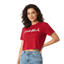 THIGHBRUSH® - MAKING FOREPLAY GREAT AGAIN - Women's Cropped T-Shirt - Red 2.0