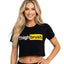 THIGHBRUSH® - DOUBLE TAKE - Women's Cropped T-Shirt