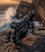 THIGHBRUSH® - LOGO BLAST - Water Repellent Motorcycle Cover and Sunshade