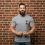THIGHBRUSH® - "Got THIGHBRUSH?" - Men's T-Shirt - Heather Grey and Black