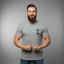 THIGHBRUSH® - "Got THIGHBRUSH?" - Men's T-Shirt - Heather Grey and Black