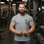 THIGHBRUSH® - "Got THIGHBRUSH?" - Men's T-Shirt - Heather Grey and Black