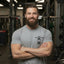 THIGHBRUSH® - "Got THIGHBRUSH?" - Men's T-Shirt - Heather Grey and Black