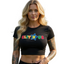 THIGHBRUSH® - CLIT "R" US - Women's Cropped T-Shirt