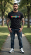 THIGHBRUSH® - CLIT "R" US - Men's T-Shirt - Black