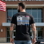 THIGHBRUSH® - LICK THE PINK, BACK THE BLUE - Men's T-Shirt -  Black