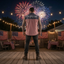 THIGHBRUSH® - OUTLAW - Men's Frayed Sleeveless Button-Up Shirt