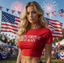 THIGHBRUSH® - MAKING FOREPLAY GREAT AGAIN - Women's Cropped T-Shirt - Red 2.0