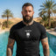 THIGHBRUSH® - LICK THE PINK, BACK THE BLUE - Men's T-Shirt -  Black