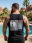 THIGHBRUSH® - LICK THE PINK, BACK THE BLUE - Men's Tank Top - Black