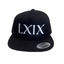 THIGHBRUSH® - LXIX - Flat Bill Trucker Snapback Hat - Black