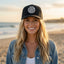 THIGHBRUSH® BEARD RIDING COMPANY - Ponytail Trucker Snapback Hat - Black