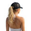 THIGHBRUSH® BEARD RIDING COMPANY - Ponytail Trucker Snapback Hat - Black