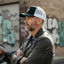 THIGHBRUSH® - 69% ER™ DIAMOND COLLECTION - Trucker Snapback Hat - Black and White