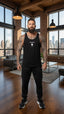 THIGHBRUSH® - IF YOU GROW IT, THEY WILL CUM! - Men's Tank Top - Black