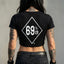 THIGHBRUSH® - 69%ER DIAMOND COLLECTION  - Women's Cropped T-Shirt