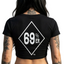 THIGHBRUSH® - 69%ER DIAMOND COLLECTION  - Women's Cropped T-Shirt