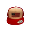 THIGHBRUSH® Patriotic Flat Bill Trucker Hat - Red and White