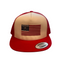 THIGHBRUSH® Patriotic Flat Bill Trucker Hat - Red and White