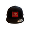 THIGHBRUSH® - WHOREDASH - Flat Bill Trucker Snapback Hat - Black