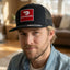 THIGHBRUSH® - WHOREDASH - Flat Bill Trucker Snapback Hat - Black