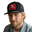 THIGHBRUSH® - WHOREDASH - Flat Bill Trucker Snapback Hat - Black