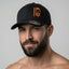 THIGHBRUSH® - FREE BEARD RIDES - Fitted Hat - Black