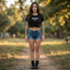 THIGHBRUSH® - READY TO BONE  - Women's Cropped T-Shirt