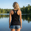 THIGHBRUSH® - DOUBLE TAKE - Women's Tank Top - Black