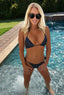THIGHBRUSH® SWIM - X MARKS THE SPOT - Women's Bikini Separates - Black