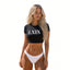 THIGHBRUSH® - LXIX - Women's Cropped T-Shirt