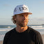 THIGHBRUSH® - LXIX - Flat Bill Trucker Snapback Hat - White