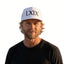 THIGHBRUSH® - LXIX - Flat Bill Trucker Snapback Hat - White