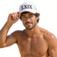 THIGHBRUSH® - LXIX - Trucker Snapback Hat - White