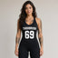 THIGHBRUSH® 69 - Women's Halter Top - Black