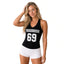 THIGHBRUSH® 69 - Women's Halter Top - Black