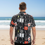 THIGHBRUSH® - STICKER BOMB - Men's Party Shirt - Black