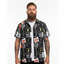 THIGHBRUSH® - STICKER BOMB - Men's Party Shirt - Black