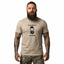 THIGHBRUSH® TACTICAL - ARMED FORCES COLLECTION - "Squeal Team Six" - Men's T-Shirt - Khaki