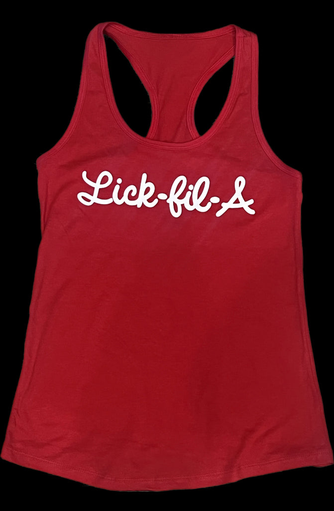 THIGHBRUSH® - Lick-fil-A - Women's Tank Top - Red