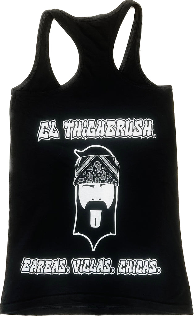 EL THIGHBRUSH® - BARBAS. VICLAS. CHICAS. - Women's Tank Top - Black