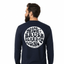 THIGHBRUSH® BEARD RIDING COMPANY - Unisex Long Sleeve T-Shirt - Navy Blue